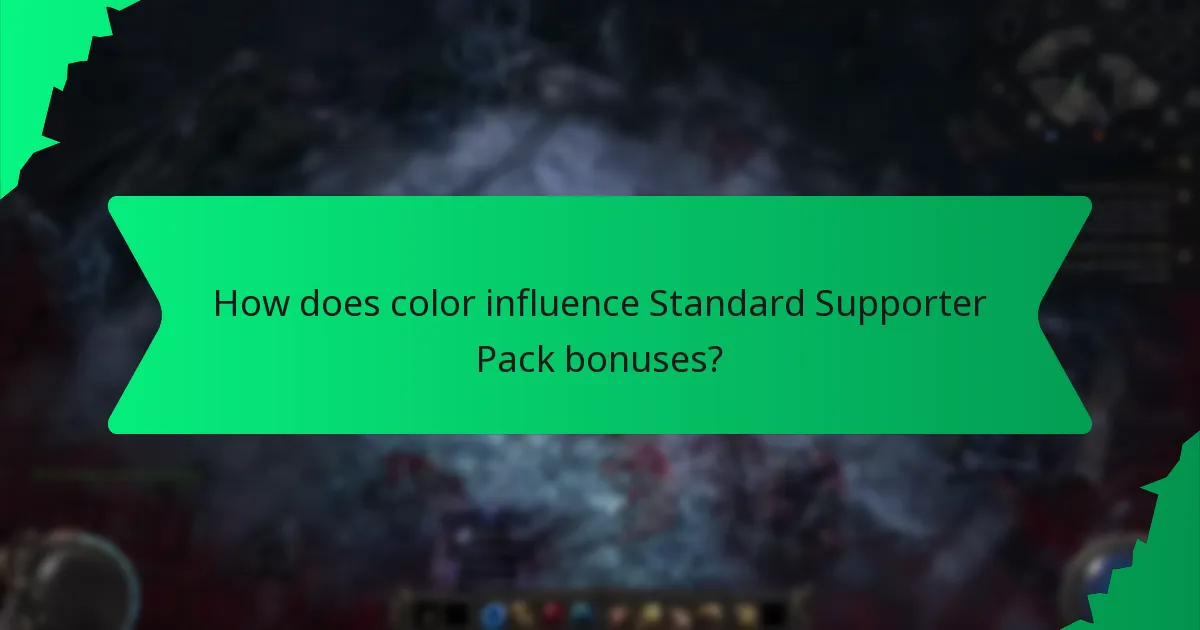 What effects do Standard Supporter Pack bonuses provide?