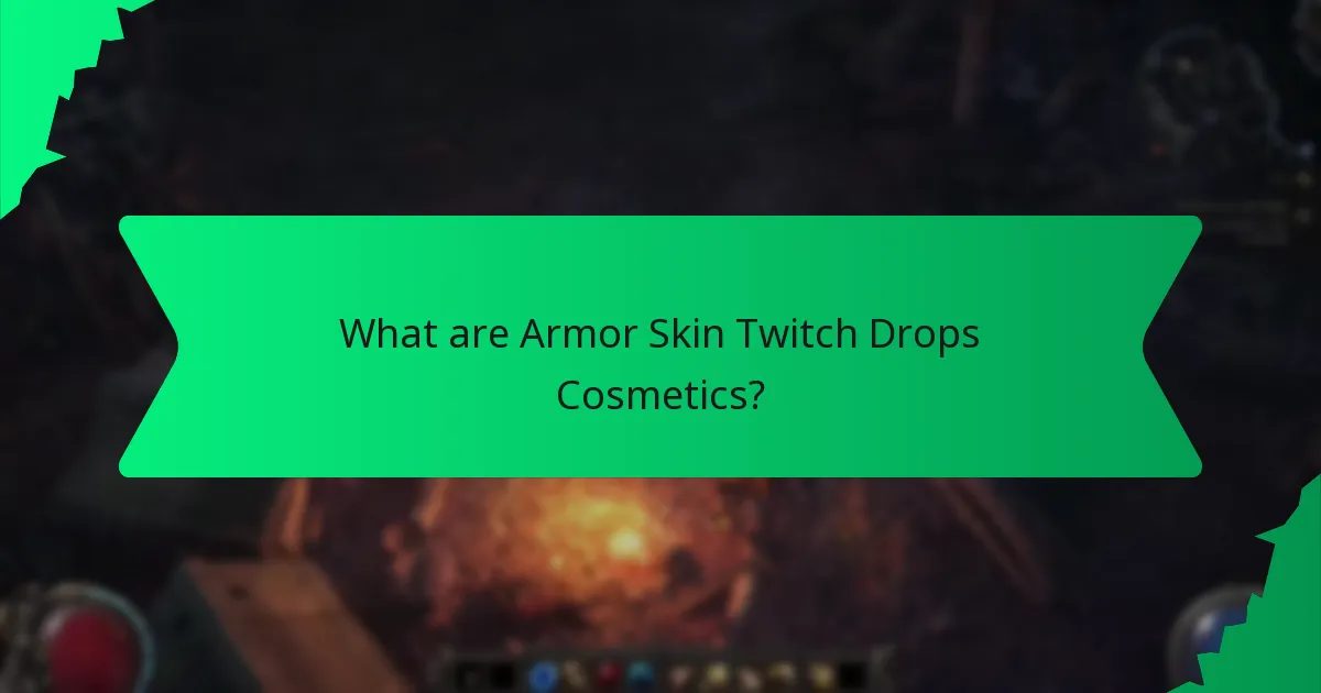 What is the rarity classification of Armor Skin Twitch Drops?