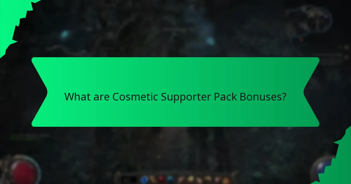 What colours are available in cosmetic supporter packs?
