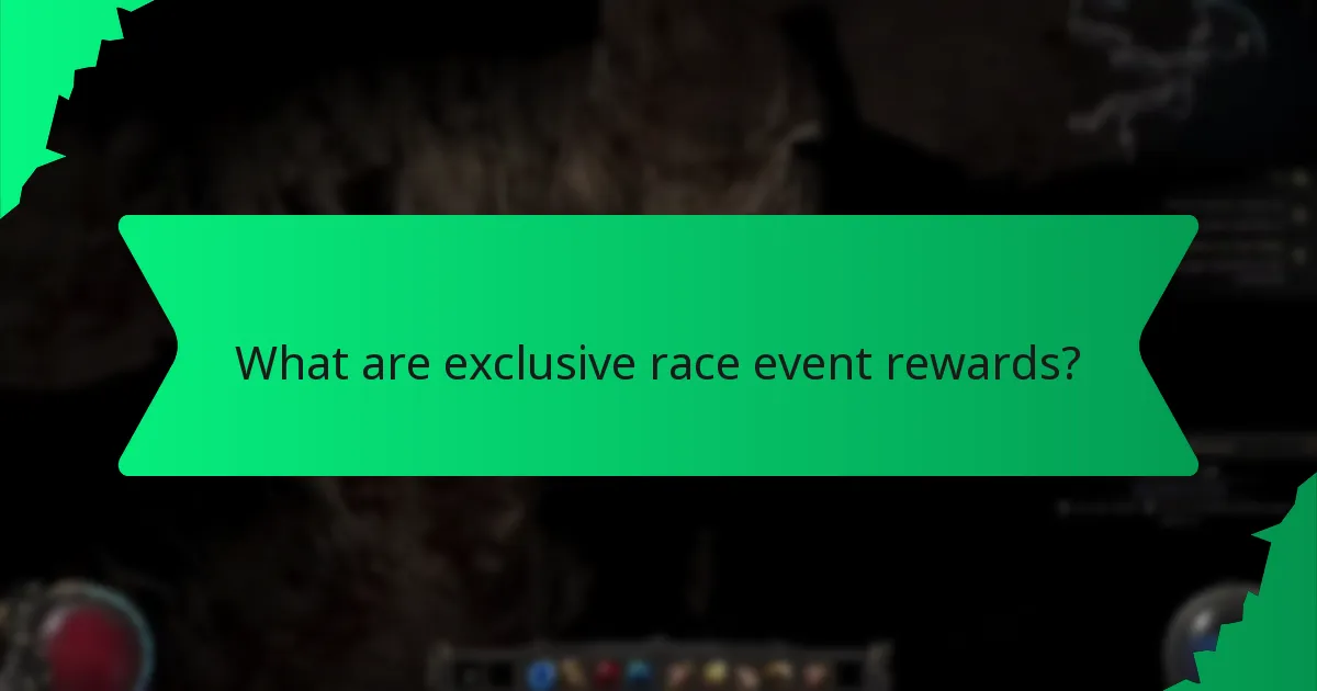What effects do race event rewards have on gameplay?