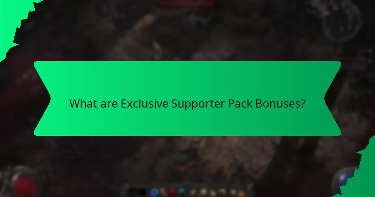 What Effects Do Supporter Pack Bonuses Have?