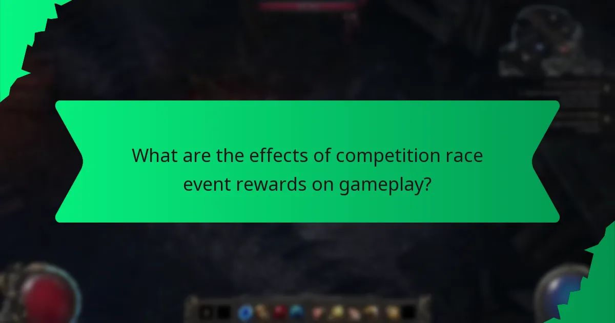 What role does colour play in competition race event rewards?