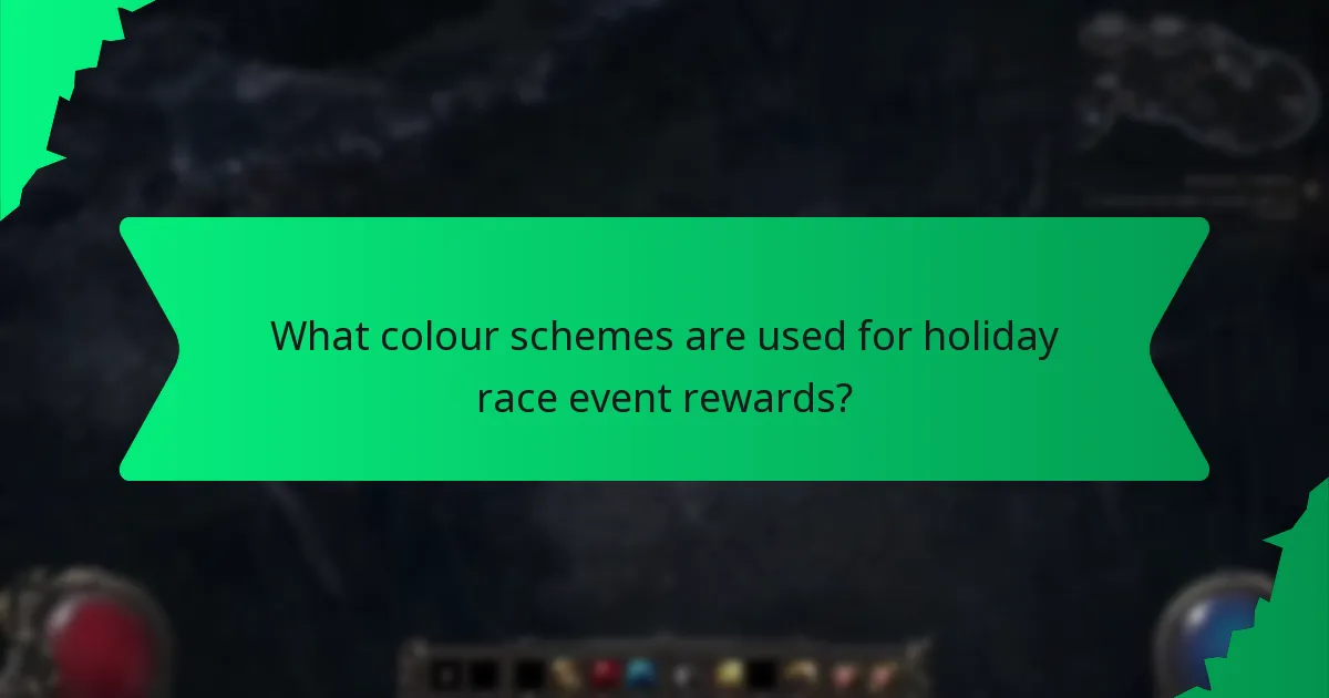 What effects do holiday race event rewards have?