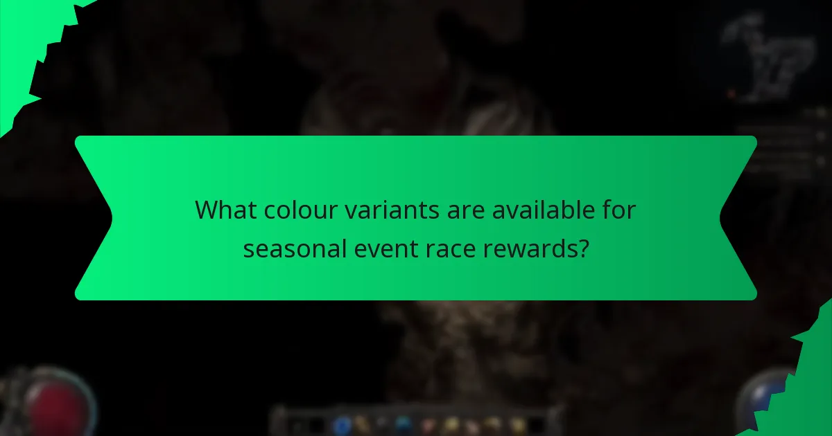 What effects do seasonal event race rewards provide?